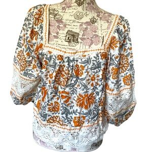 Authentic Rachel Zoe Boho Crop Top